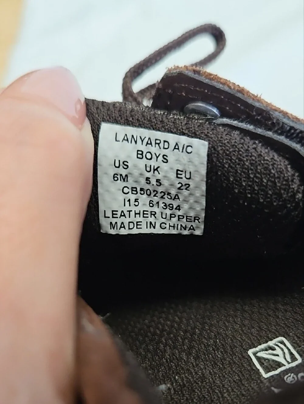 Sperry Kids Brown Lace-Up Moccasins with White Stitching